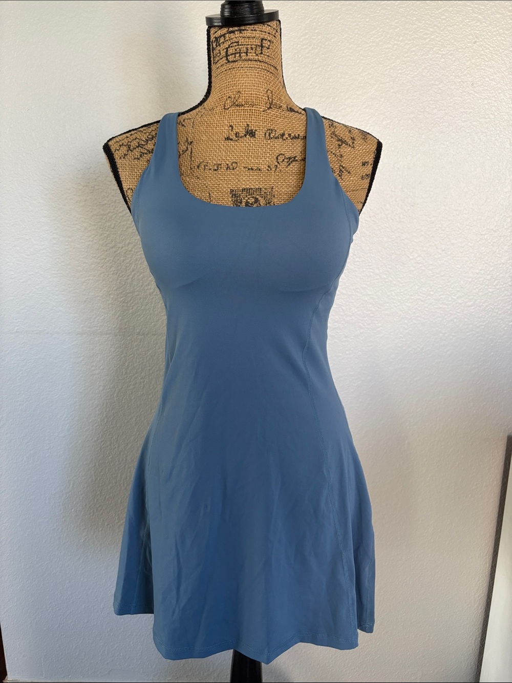 NWT Dusty Blue Athletic Tennis Style Back Strappy Dress 🎾